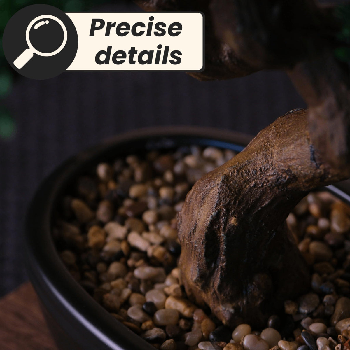Ceramic pot close-up highlighting realistic texture and finish.