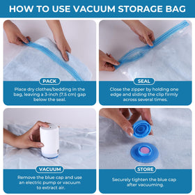PERMAROMA bedding and pillows neatly stored using jumbo bags