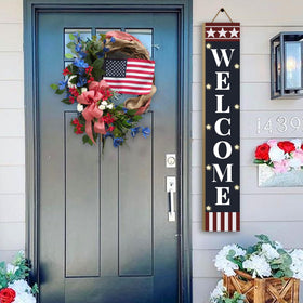 PEROUU assembled porch sign shown at 47.2 inches tall for display