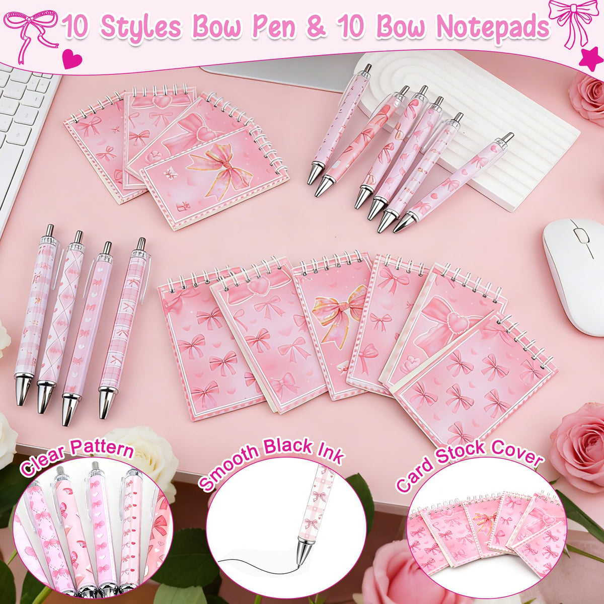 Perpetily acrylic keychain pink bow, portable memory keepsake