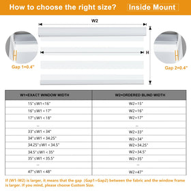Persilux zebra blinds inside mount illustration showing precise fit