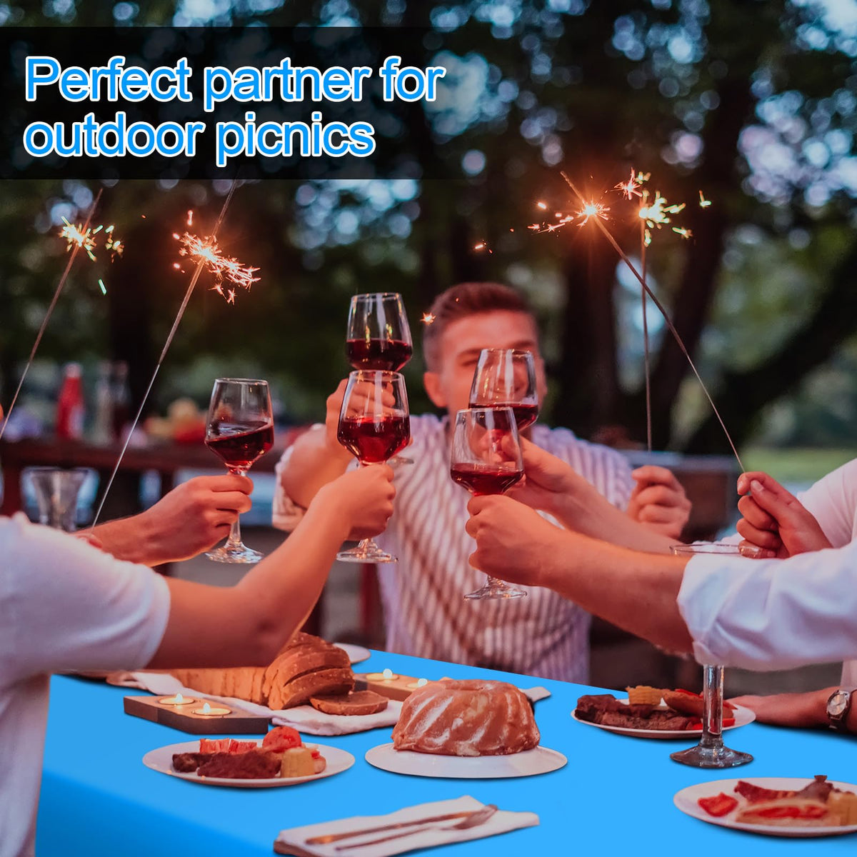 Peryiter neon green tablecloth brings fresh energy to events