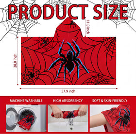Peryiter spider hooded towel with hooded design for warmth and convenience