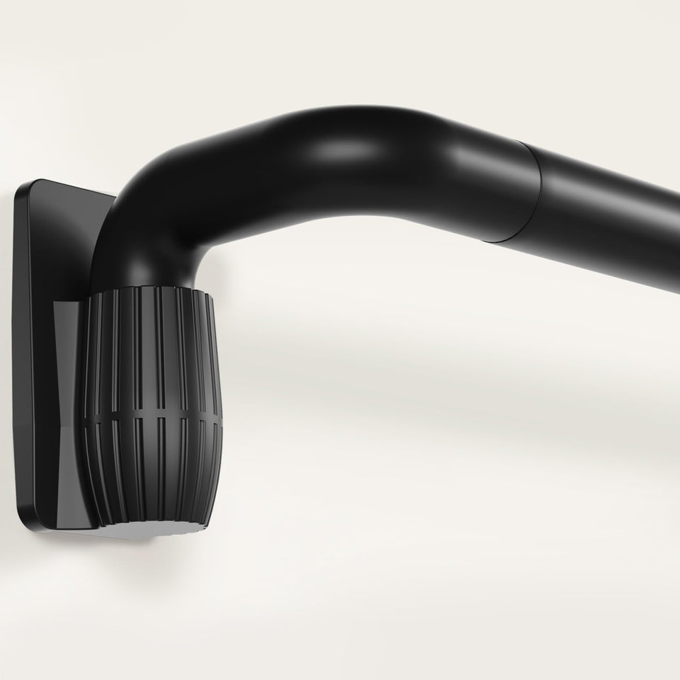 PeSenp blackout-rod brackets demonstrate quick-release installation for simple setup.