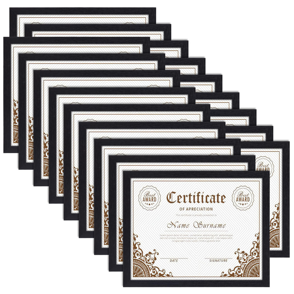 PETAFLOP 18-pack 8.5x11 frames for versatile wall or desk display