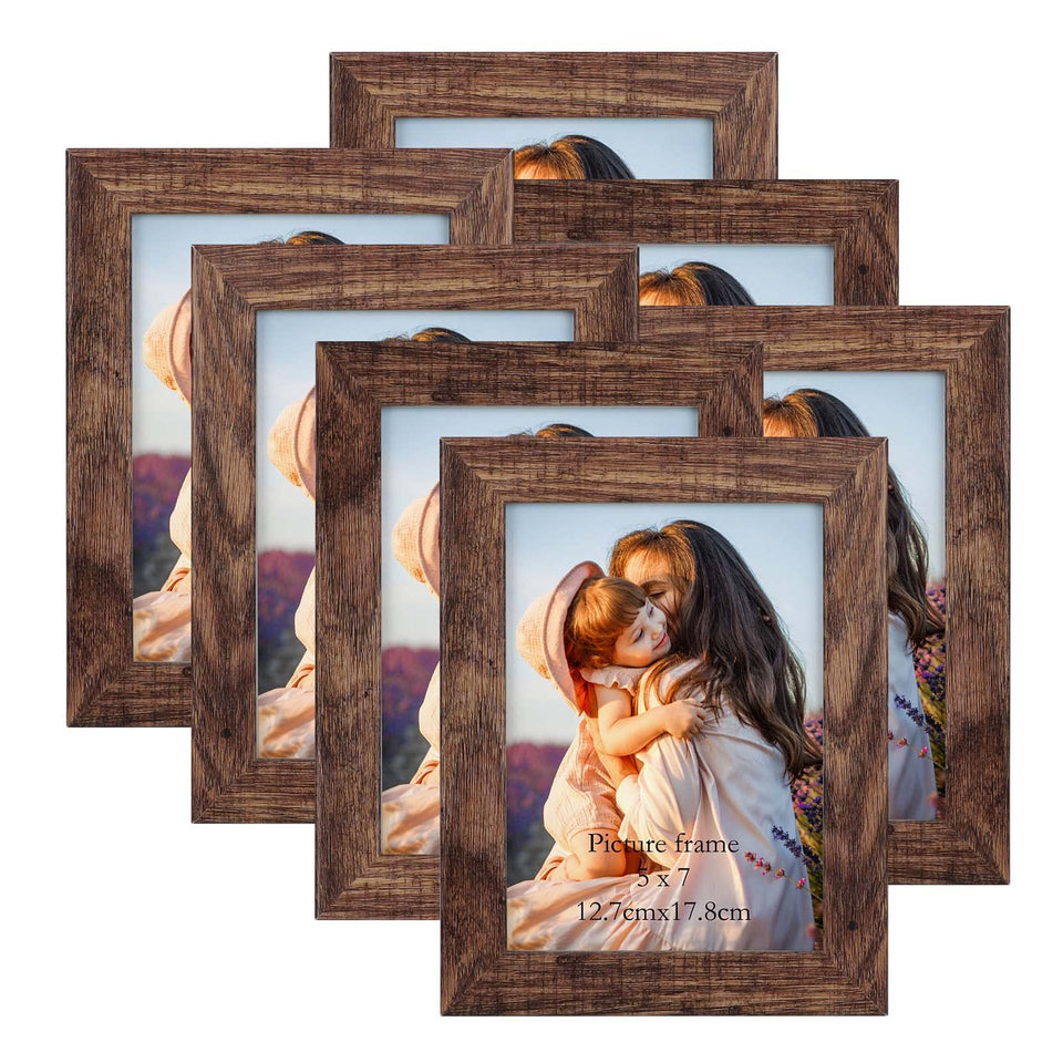 Petaflop 5x7 rustic wall display frame for memories