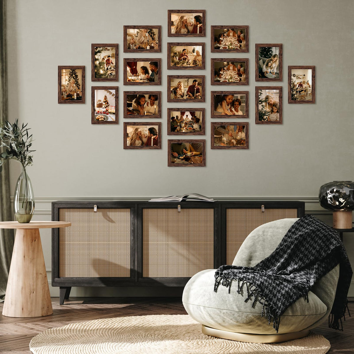 PETAFLOP lightweight MDF frames are easy to relocate on a shelf for quick updates.
