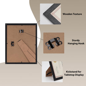 PETAFLOP tabletop frame 8.5x11 easy to place on desks or shelves