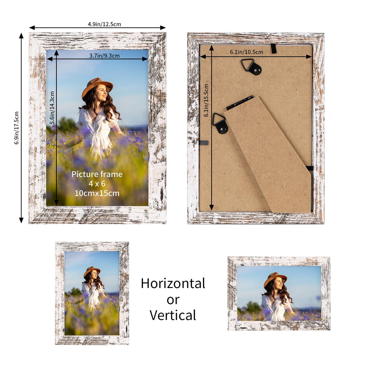 PETAFLOP 4x6 frames arranged on a tabletop offer flexible décor and memory sharing.
