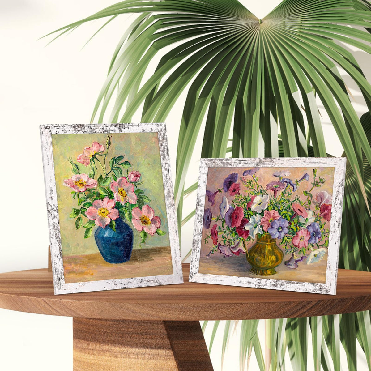 PETAFLOP frames arranged on gallery wall for organized photo display