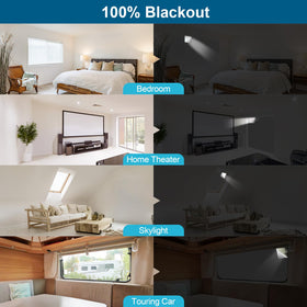 Petaholic easy-install blackout curtains install in 10 minutes without drilling.