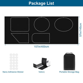 Petaholic no-drill blinds protect surfaces while preserving privacy