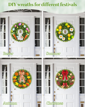Petalyn wreath folding design enables easy storage after use