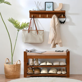 PETKABOO compact shoe bench fits small entryways without crowding.
