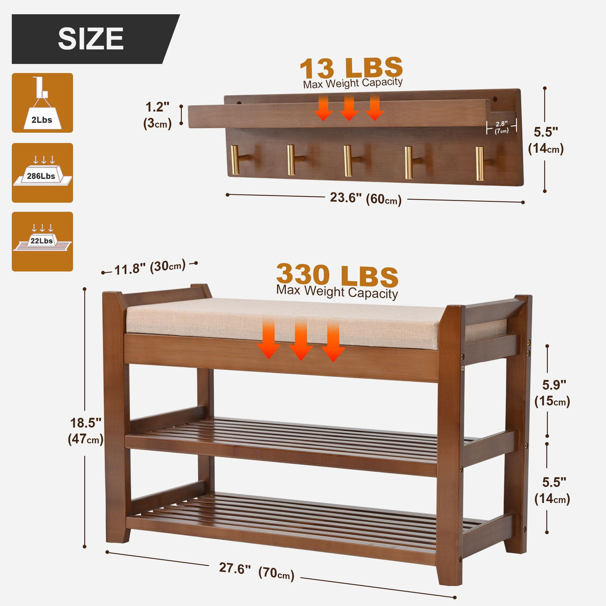 PETKABOO sturdy design supports daily use up to 330 pounds.