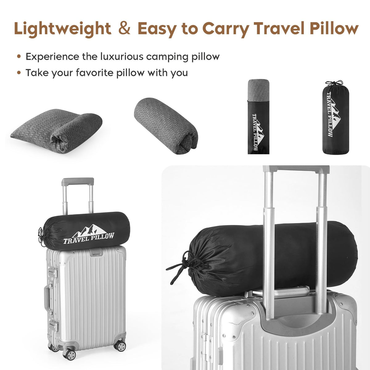 PEUJEW removable washable cover enables quick cleaning after travel.