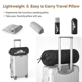 PEUJEW soft support pillow eases body pressure during long journeys.