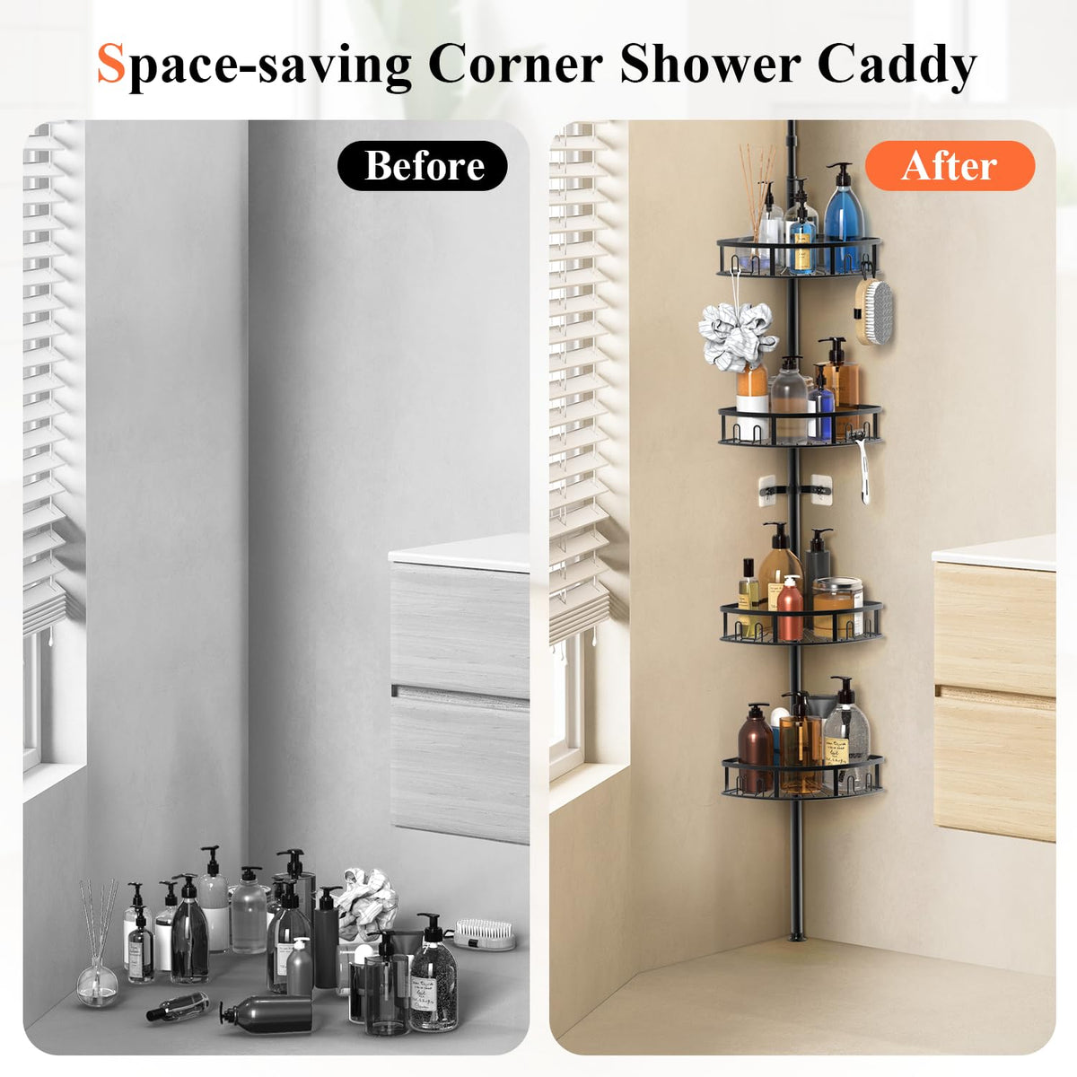 Peyulia compact, modern storage solution enhances daily bathroom routines.