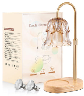 Pfxud candle warmer lamp flame-free design for safe fragrance diffusion