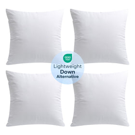 Phantoscope 18x18 pillow inserts set of 4 displayed for versatile home styling.