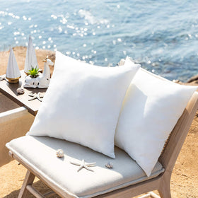 Phantoscope pillow insert showing water-resistant liner protecting cushions