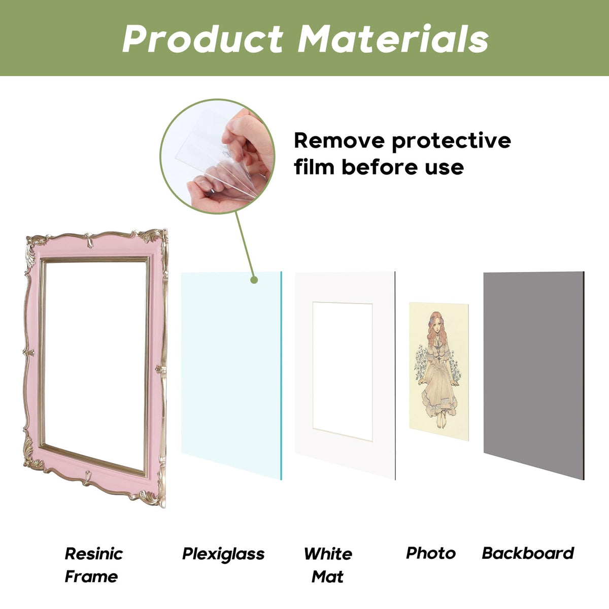 PHAREGE built-in easel stand for versatile tabletop display.