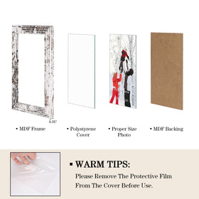 PHAREGE 4x6 frame features double-fixed corners for durability.