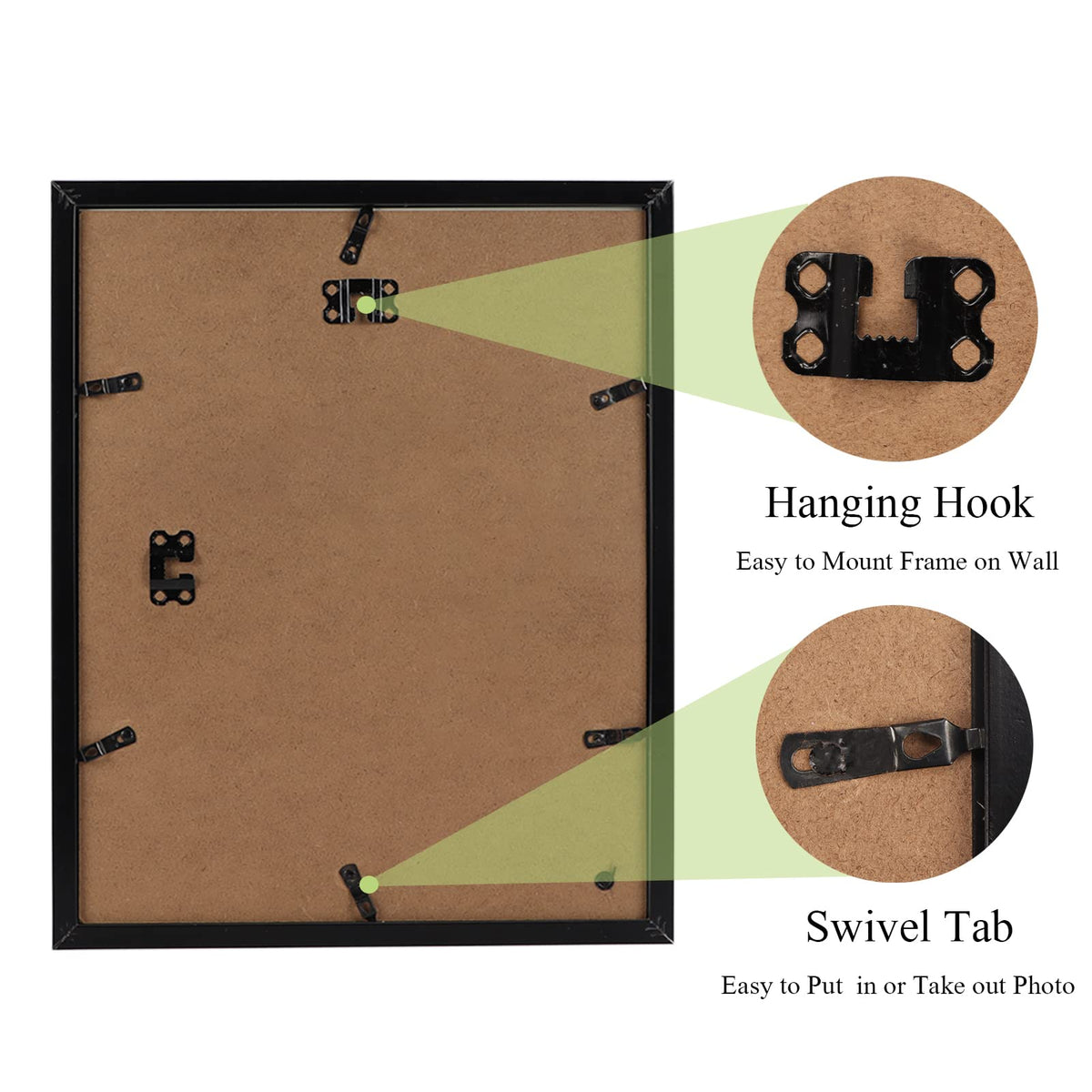 PHAREGE wall-ready set for cohesive family photo displays.