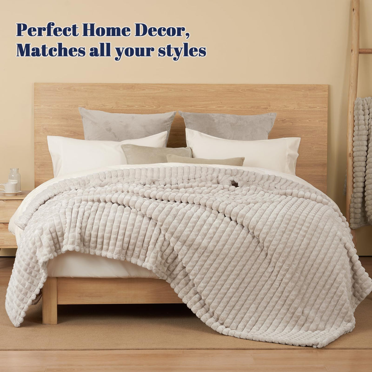 PHF 3D clip pattern decor enhances room aesthetics.