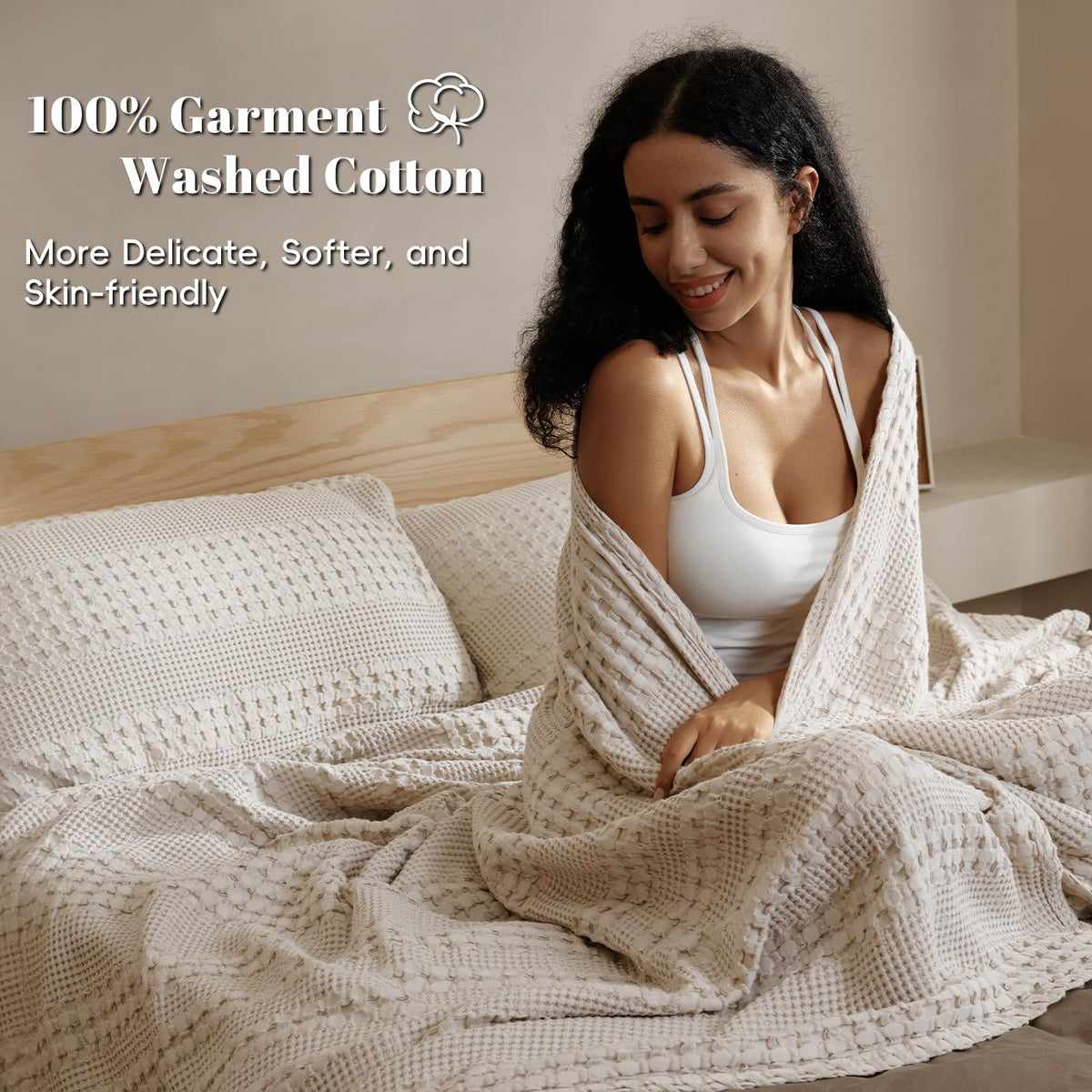 PHF soft cotton fabric highlight ideal for year-round lounging