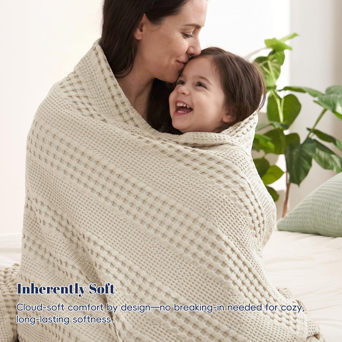 PHF blanket soft touch finish conveys luxury and light warmth.