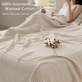 PHF waffle weave close-up showing textured texture for breathable comfort