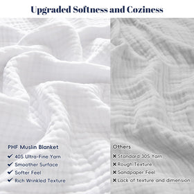 PHF white blanket used outdoors during picnics for shade and comfort.