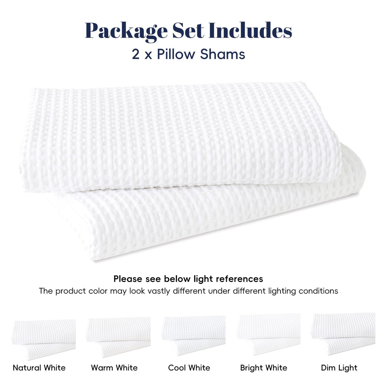 PHF room setting demonstrates versatile white shams with existing decor.