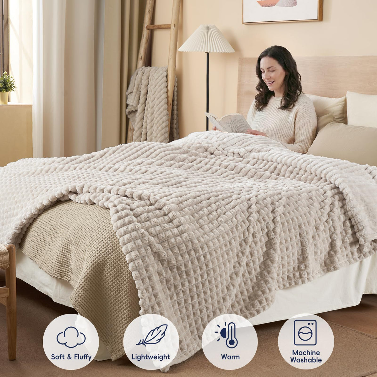 PHF lightweight warmth and soft touch for everyday use.