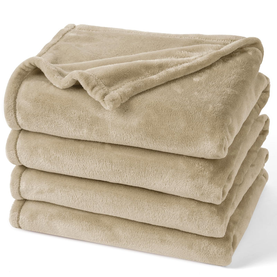 PHF No Shed No Pilling blanket close-up fabric detail showing durable microfiber softness.
