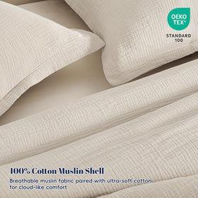 PHF OEKO-TEX certified cotton cover emphasizes safe, natural materials