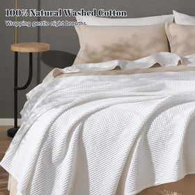 PHF waffle weave texture close-up showing premium softness and detail.