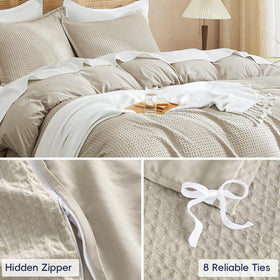 PHF machine-washable durability close-up of bedding material