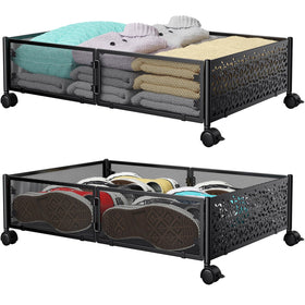 PHINOX under-bed storage container with wheels for easy pull-out organization