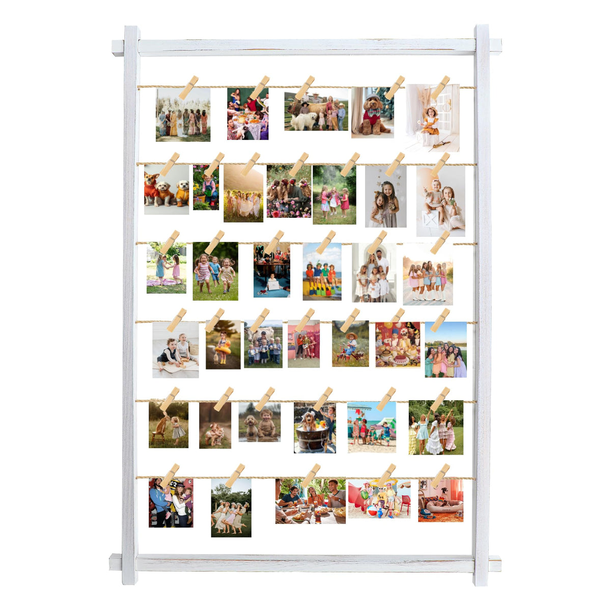 PHOENANCEE collage frame assembly for quick, tidy wall display.