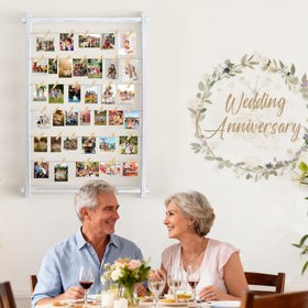 PHOENANCEE hanging frame clips showcase wedding and graduation memories beautifully.