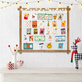 PHOENANCEE metal bead string displays photos neatly for flexible wall art.