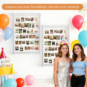 PHOENANCEE photo display board clips highlight memories with organized charm.