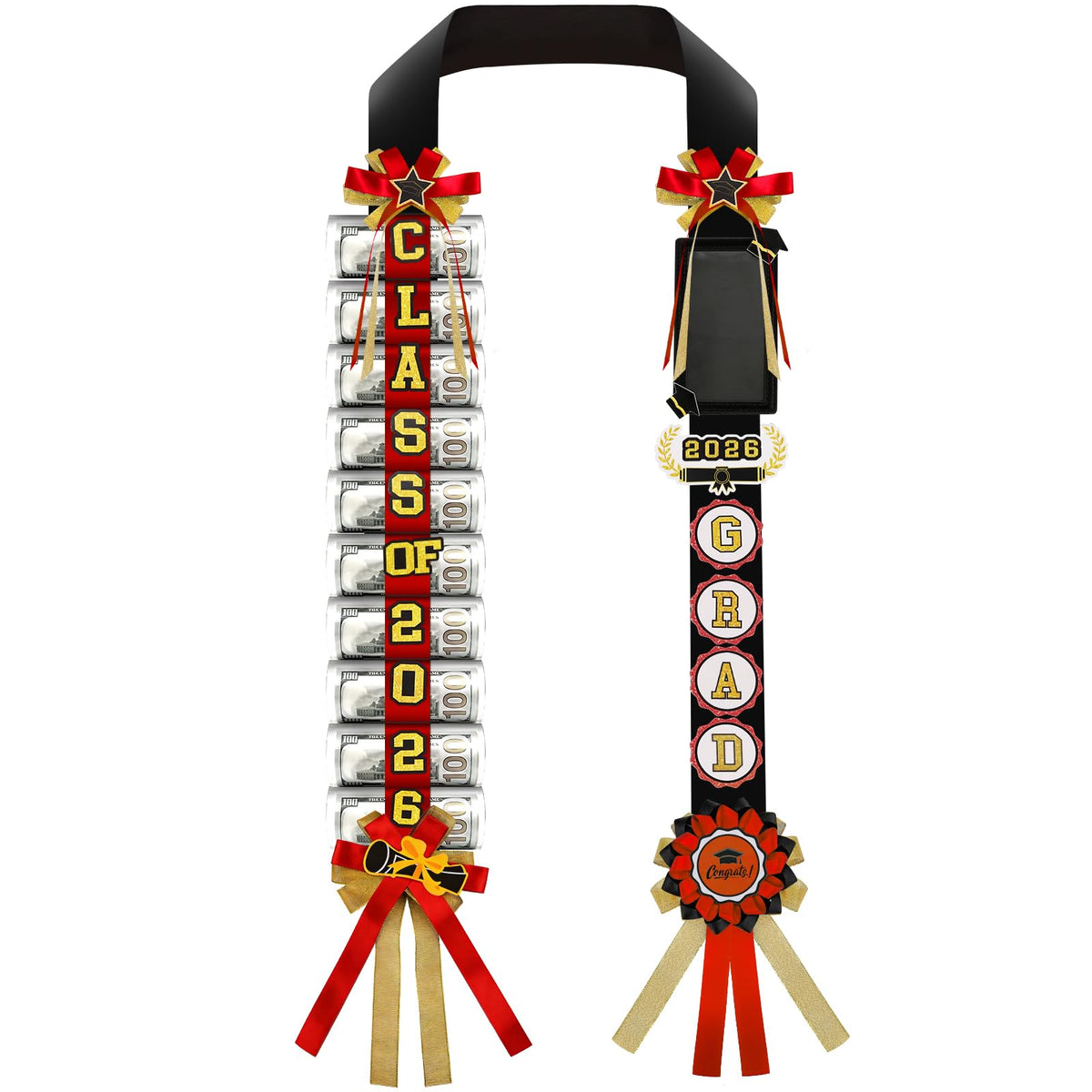 Phoncoo 2026 graduation money lei kit with vibrant ribbon for a memorable ceremony