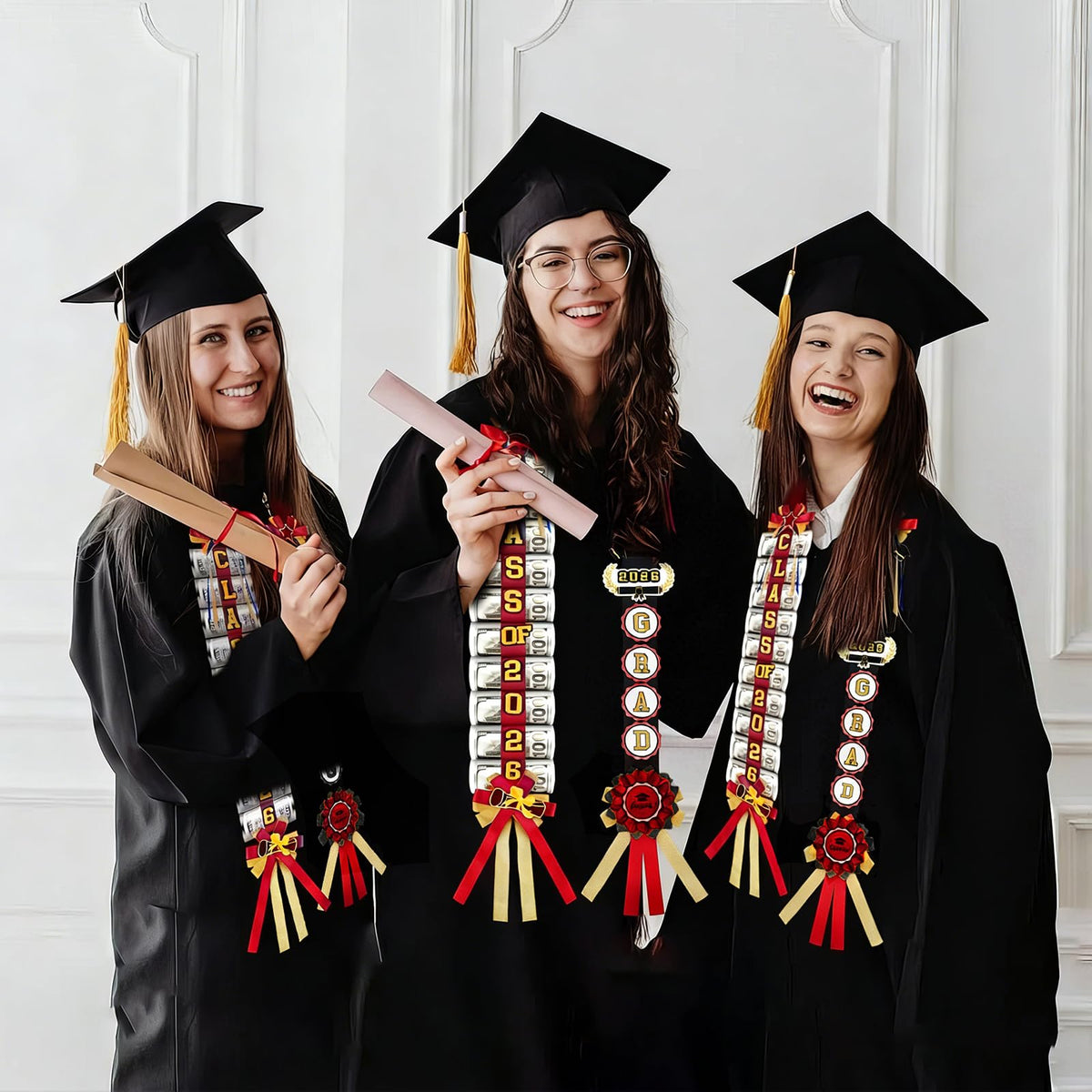 Phoncoo 54-inch lei length fits most grads comfortably