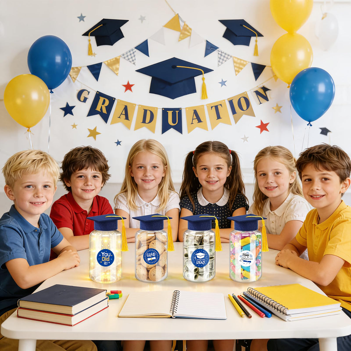 Phoncoo table decor setup for graduations creates memorable keepsakes