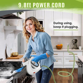 Phueut large 350ml water tank enables longer cleaning sessions