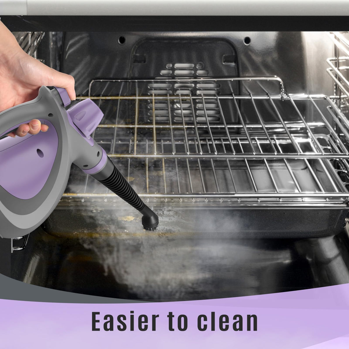 Phueut steam cleaner large 350ml tank supports longer cleans