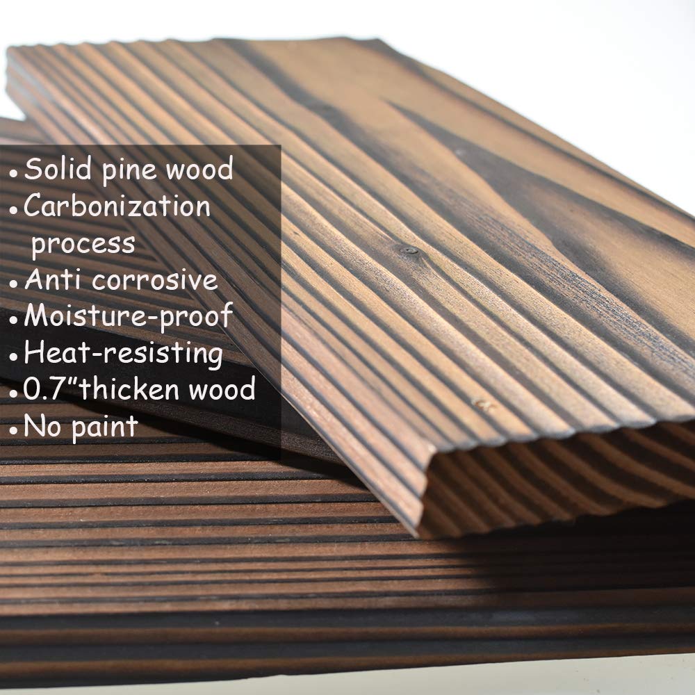 PHUNAYA metal fence design on shelves prevents items from falling.